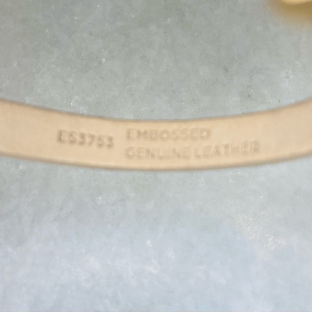 Fossil Embossed Leather Bracelet B1424 - Picture 3 of 4